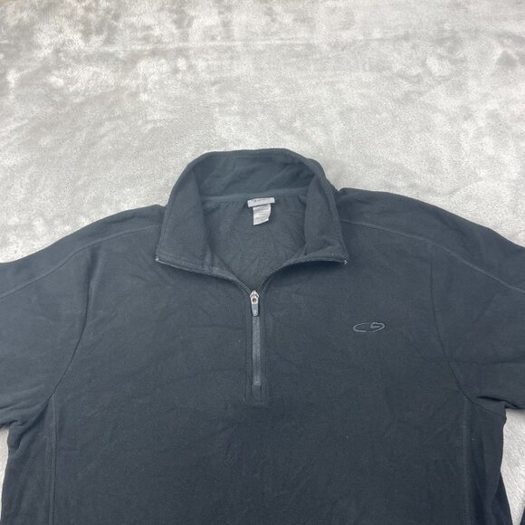 Champion Lightweight Winter Fleece Long Sleeve Quarter Zip Jacket Men's Medium - Picture 2 of 8